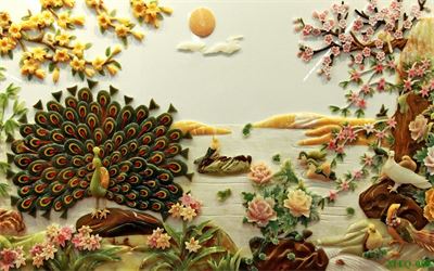 Tranh tứ quý MTQ-009