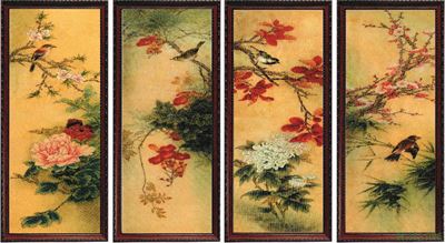 Tranh tứ quý MTQ-036