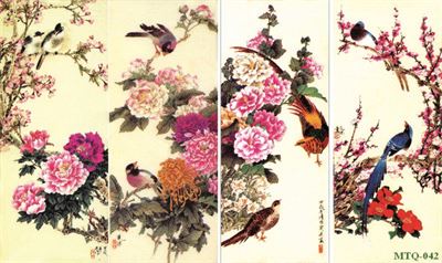 Tranh tứ quý MTQ-042