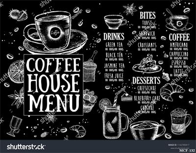 Tranh dán tường quán cà phê MCF-132