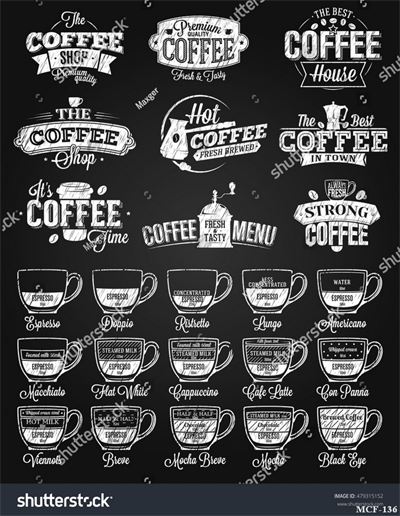 Tranh dán tường quán cà phê MCF-136