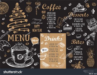 Tranh dán tường quán cà phê MCF-113