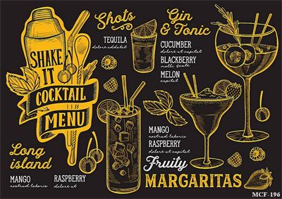 Tranh dán tường quán cà phê MCF-196