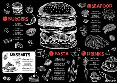 Tranh dán tường quán cà phê MCF-195