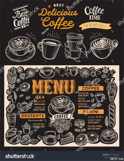 Tranh dán tường quán cà phê MCF-140