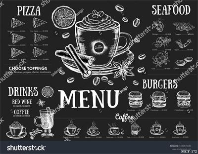 Tranh dán tường quán cà phê MCF-172