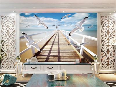 Tranh đàn chim biển MDVP-005KG