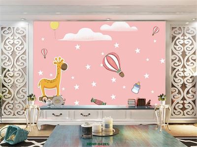 Tranh con vật đáng yêu cho bé gái - chú hươu MDVP-042KG