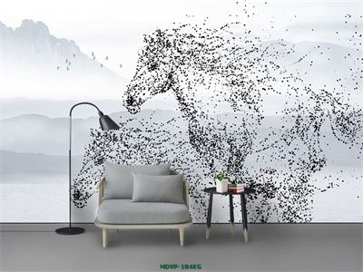 Tranh ngựa - hình học