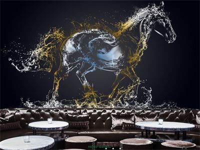 Tranh ngựa cách điệu MDVP-049KG