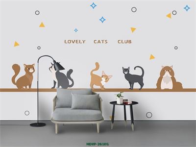 Tranh con vật đáng yêu cho bé - mèo con MDVP-261KG