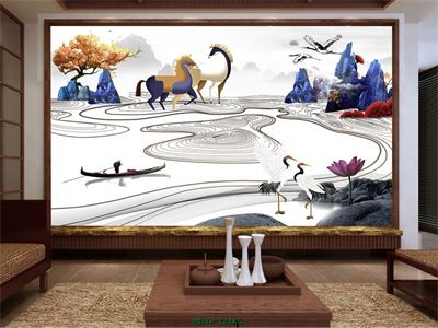 Sông quê cách điệu