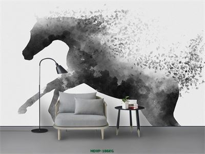 Tranh ngựa cách điệu