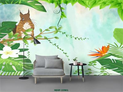 Tranh chú sóc trong rừng