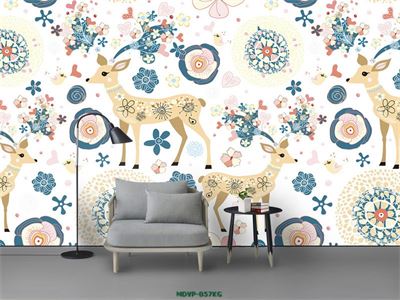 Tranh con vật đáng yêu cho bé - hươu nai MDVP-057KG
