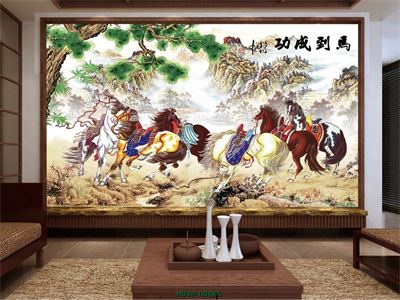 Tranh bát  mã MDVP-008KG