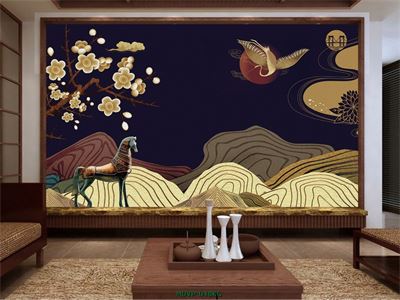 Tranh ngựa cách điệu MDVP-048KG