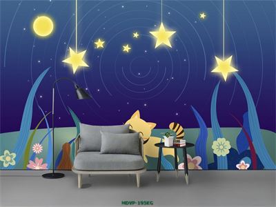 Tranh mèo - trăng ao MDVP-195KG