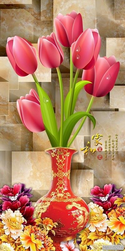 Lọ hoa tulip MAV-0274