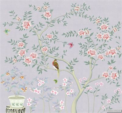 Cây hoa hồng leo và chim MAV-3524 