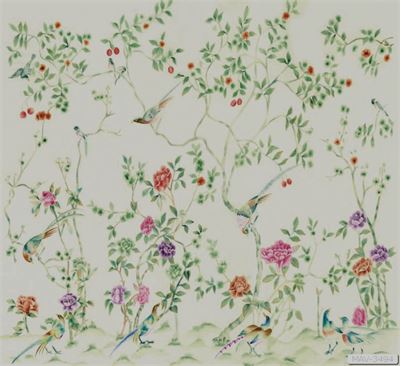 Cây hoa hồng leo và chim MAV-3494 