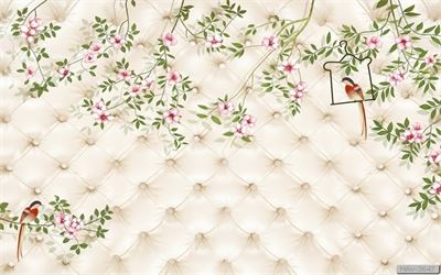 Cây hoa hồng leo và chim MAV-3647 