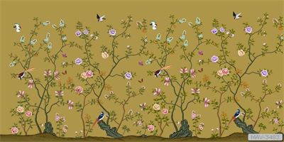 Cây hoa hồng leo và chim MAV-3483 