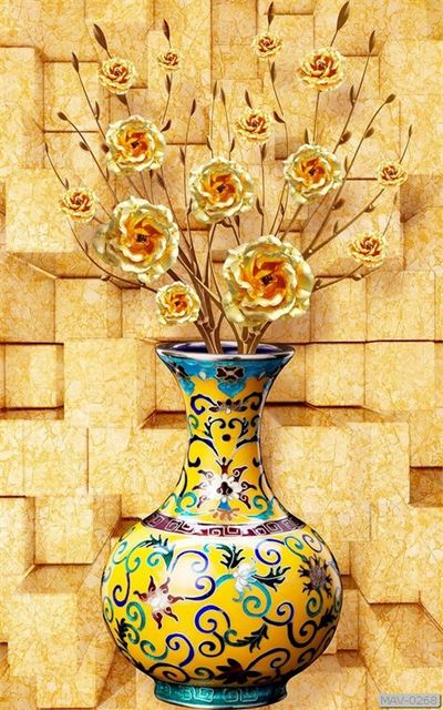 Lọ hoa vàng MAV-0268