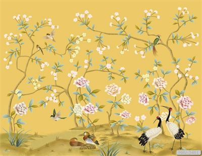 Cây hoa hồng leo và chim MAV-3481 