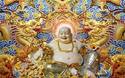 Tranh dán tường phật giáo T321-378