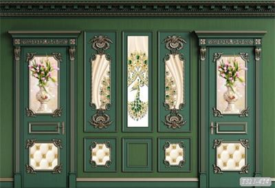 Tranh dán tường khung phào chỉ T321-414