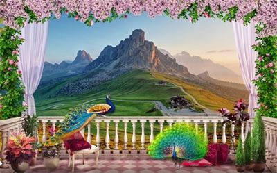 Tranh dán tường trang trí quán cà phê T321-029