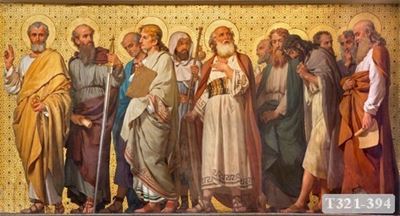 Tranh dán tường phong cảnh hồ thác, cây cối T321-473