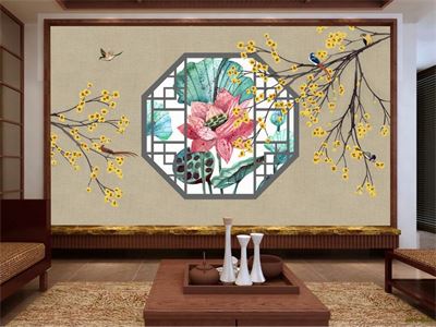 TRANH TÂM SEN ĐIỂM NHẤN MPL-046