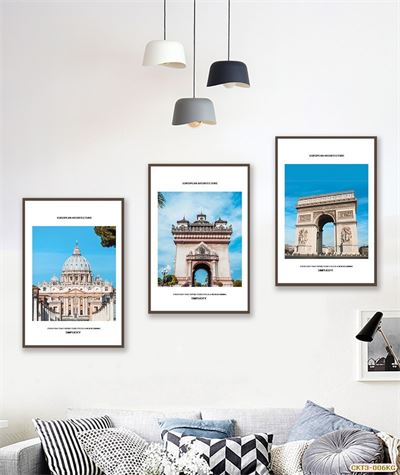 Kiến trúc địa danh Châu Âu CKT3-006KG