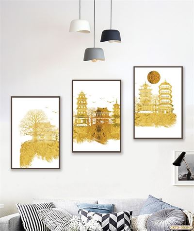 Kiến trúc nghệ thuật vảy vàng CKT3-055KG