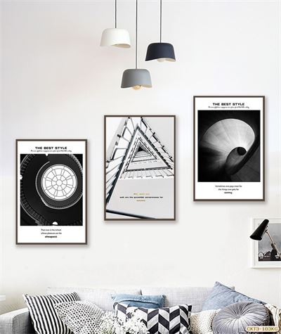 Cầu thang xoắn ốc - đen trắng CKT3-103KG