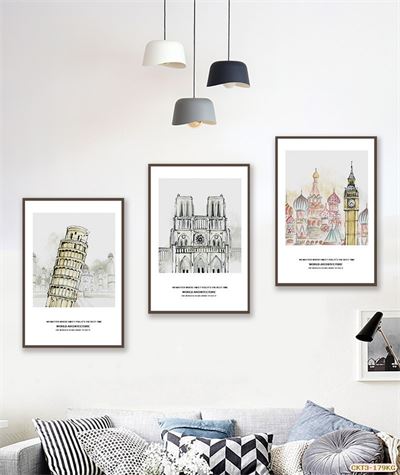 Kiến trúc - địa danh Châu Âu CKT3-179KG