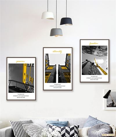 Kiến trúc thành phố- màu tương phản CKT3-131KG