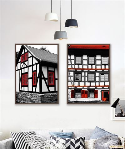 Ngôi nhà màu đỏ CKT3-153KG