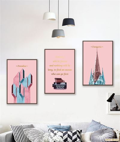 Kiến trúc tối giản - hồngCKT3-081KG