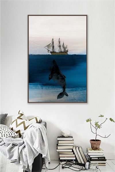 Thuyền - biển - cá heo CTB-301-KG