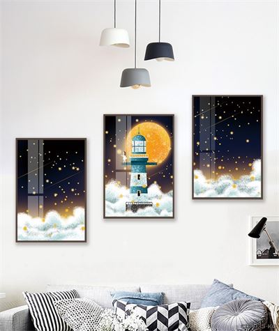 Trăng và lâu đài - đêm CTB-035-KG