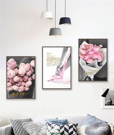 Hoa mẫu đơn và ballet CHB3-049KG