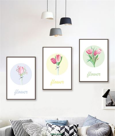Hoa tulip- tranh vẽ CHB3-026KG