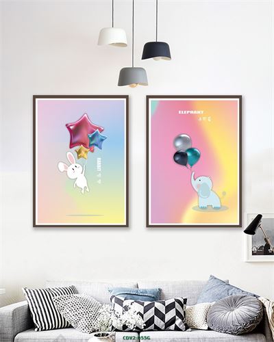 Thỏ voi và bóng bay CDV2-055G