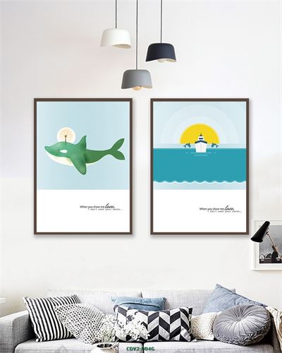 Cá heo và biển CDV2-004G
