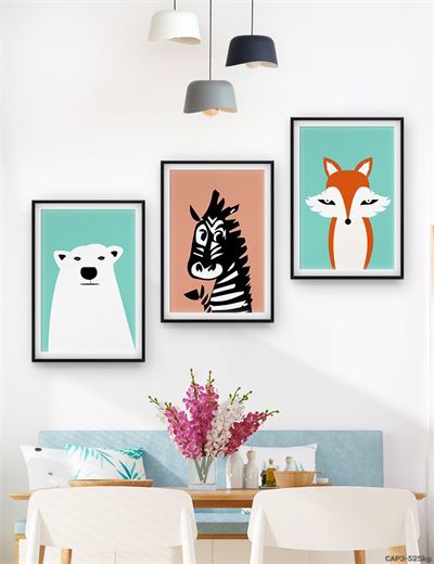 Động vật - tranh vẽ dễ thương CAP3-525kg