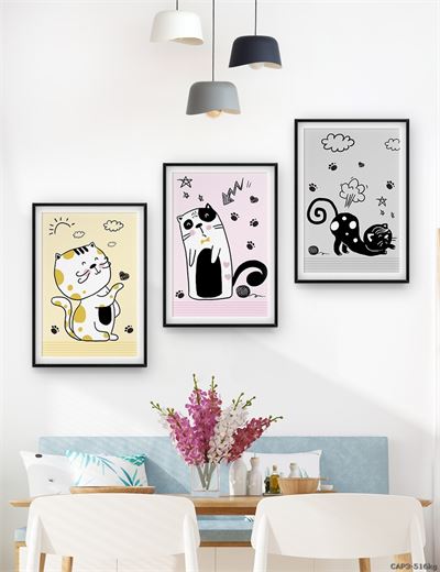 Động vật - tranh vẽ dễ thương CAP3-516kg