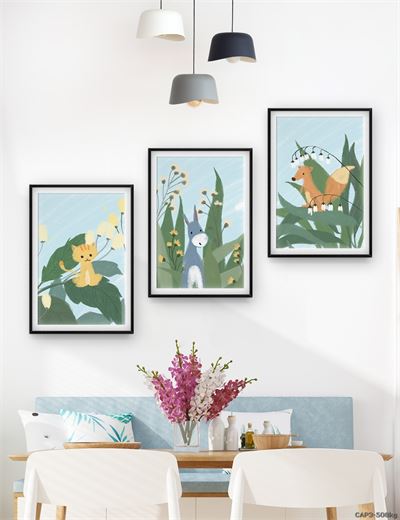 Động vật - tranh vẽ dễ thương CAP3-508kg